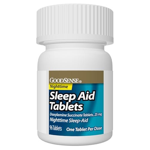 GoodSense Schlafhilfe Tabletten – Doxylaminsuccinat 25 mg, Einschlafhilfe für eine erholsame Nacht