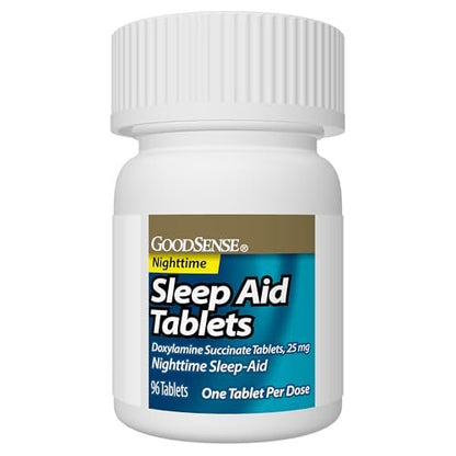GoodSense Schlafhilfe Tabletten – Doxylaminsuccinat 25 mg, Einschlafhilfe für eine erholsame Nacht