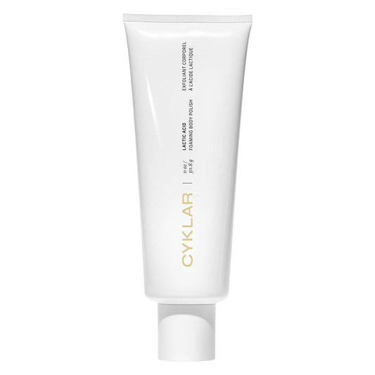 Cyklar Lactic Acid Body Polish – Chemischer Peeling mit AHAs & Vulkangestein – Angereichert mit Glycerin für Feuchtigkeit – Duftfrei, 330 ml