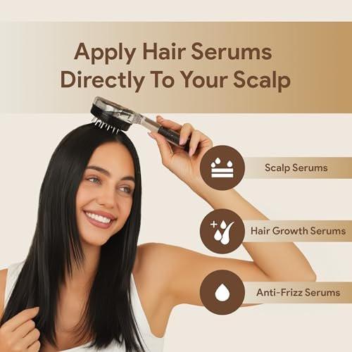 Massen-Haaröl-Applikator für Männer und Frauen – Einfach, sauber, präzise Kontrolle – Kopfhaut-Stimulator für gesundes Haarwachstum
