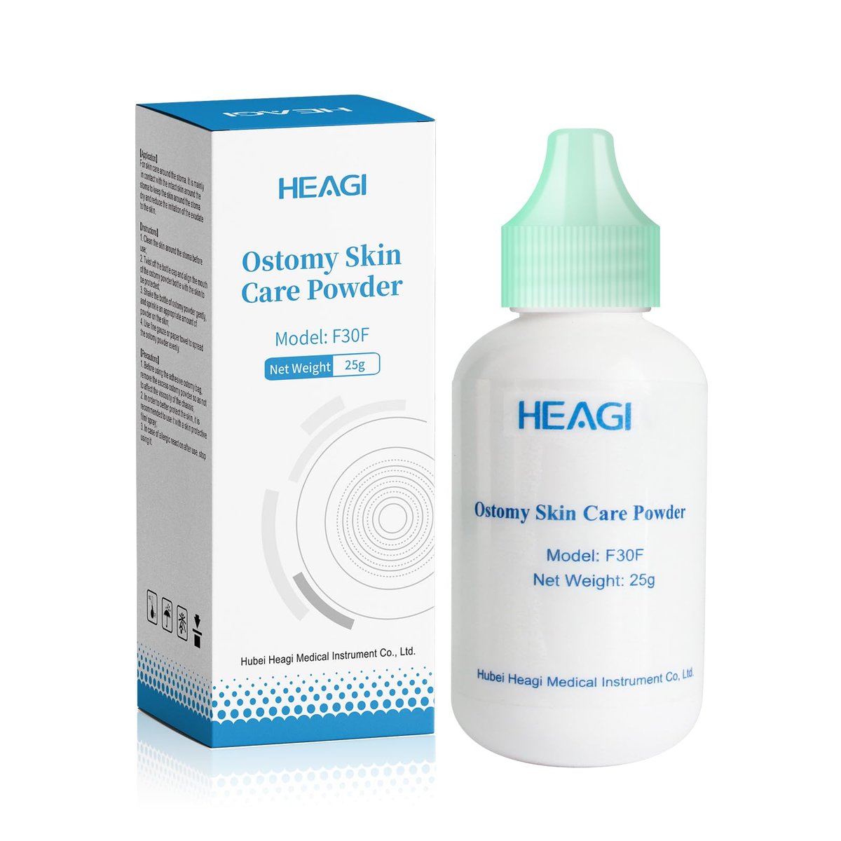 Heagimed Stoma-Puder – Hautschutzbarriere & Haftpuder für Stomaversorgung, 25 g