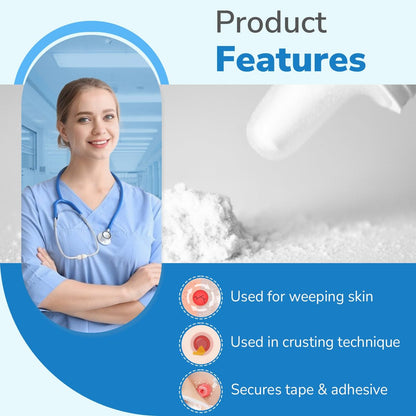 Heagimed Stoma-Puder – Hautschutzbarriere & Haftpuder für Stomaversorgung, 25 g