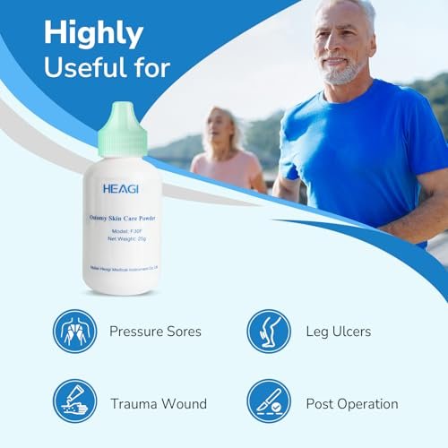 Heagimed Stoma-Puder – Hautschutzbarriere & Haftpuder für Stomaversorgung, 25 g
