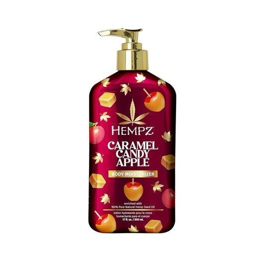 Hempz NEW Karamell-Apfel-Körperfeuchtigkeitscreme, Körperlotion, Herbst- & Winterpflege für Männer & Frauen, limitierte Edition, 17 fl.oz.