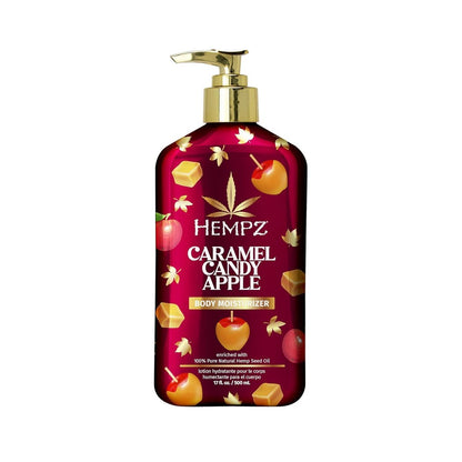 Hempz NEW Karamell-Apfel-Körperfeuchtigkeitscreme, Körperlotion, Herbst- & Winterpflege für Männer & Frauen, limitierte Edition, 17 fl.oz.