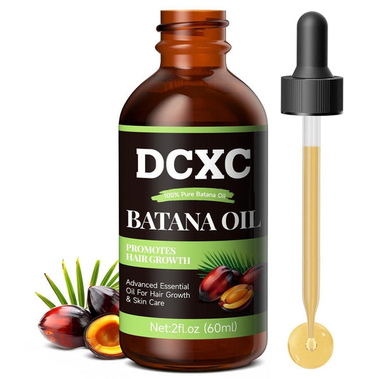 DCXC 100% reines Batana-Öl für Haarwachstum – Natürliche Kopfhautpflege & Haarverdickungsbehandlung | Revitalisiert geschädigtes Haar, reduziert Haarbruch & verbessert den Glanz | Tiefenpflege für alle Haartypen – 60 ml