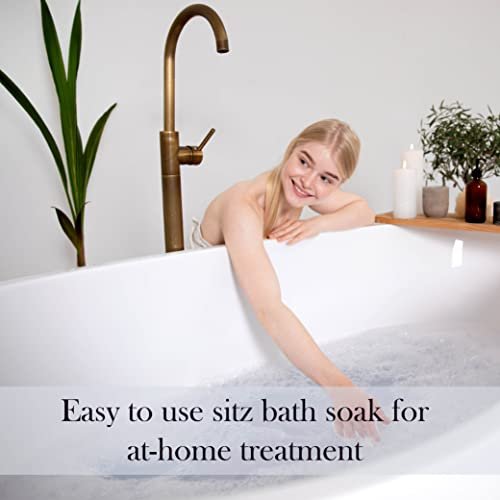 Aromasong Sitzbad Salz 2lb – Sitzbad für Hämorrhoiden & Wochenbettpflege – Totes Meer & Bittersalz mit Lavendel, Kamille & Teebaum – Natürliche Sitzbadesalze – Hergestellt in USA