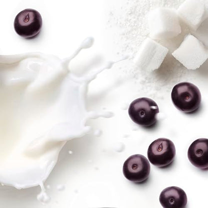 Dove Zucker-Körperpeeling Samtiges Acai & Reis Milch für Frauen für sanfte Exfoliation und hydratisierte Haut 425 g
