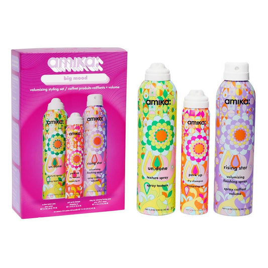 Amika Big Mood Volumizing Styling Set – Geschenkset für fühlbares Volumen und Textur