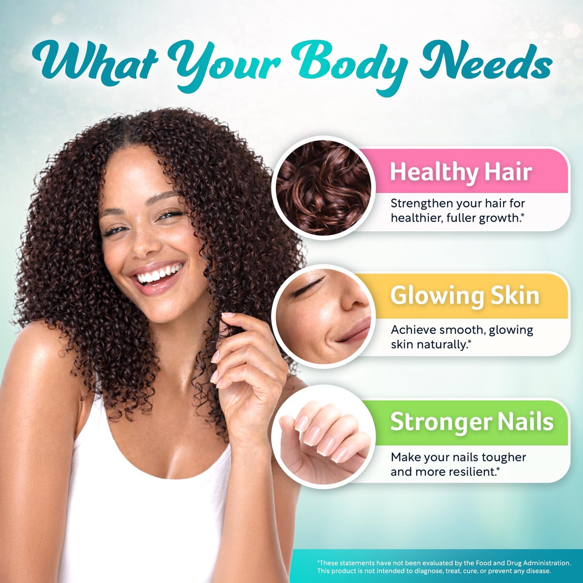 Biotin Collagen & Keratin – Haar-, Haut- und Nagelvitamine, 45.000 MCG Vitamin-Komplex (A, B1, B2, B3, B6, B7, C & E) – Biotin für Haarwachstum für Frauen & Männer, Haarvitamine – 60 Kapseln – Hergestellt in den USA
