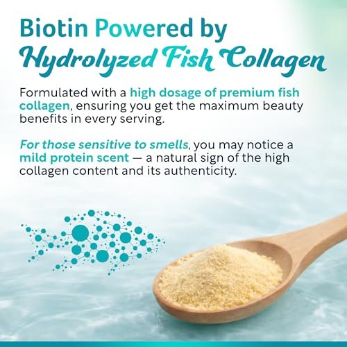 Biotin Collagen & Keratin – Haar-, Haut- und Nagelvitamine, 45.000 MCG Vitamin-Komplex (A, B1, B2, B3, B6, B7, C & E) – Biotin für Haarwachstum für Frauen & Männer, Haarvitamine – 60 Kapseln – Hergestellt in den USA