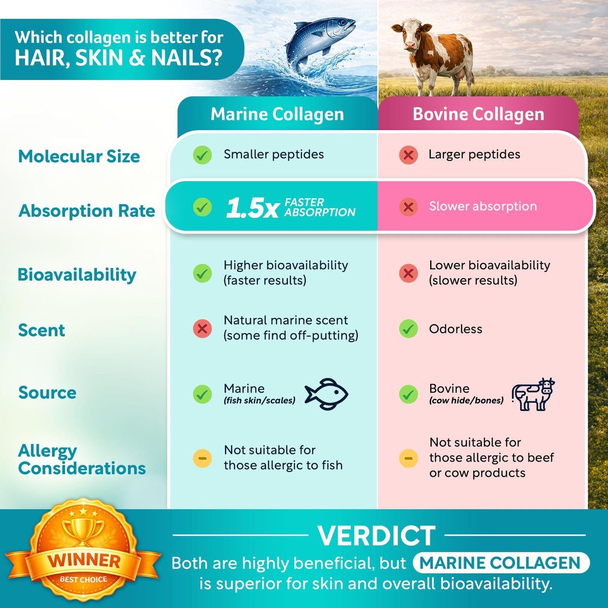 Biotin Collagen & Keratin – Haar-, Haut- und Nagelvitamine, 45.000 MCG Vitamin-Komplex (A, B1, B2, B3, B6, B7, C & E) – Biotin für Haarwachstum für Frauen & Männer, Haarvitamine – 60 Kapseln – Hergestellt in den USA