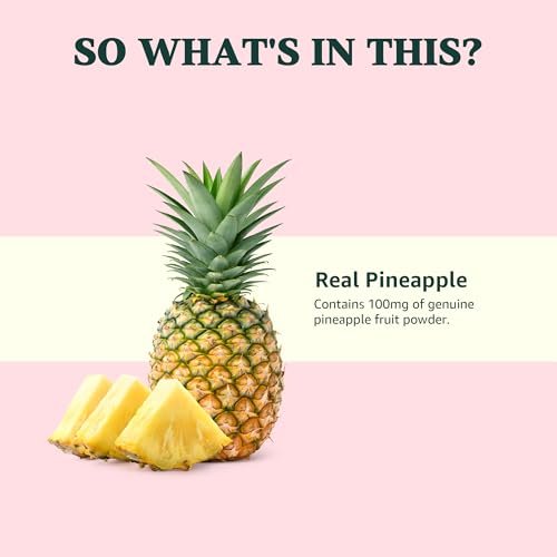 Zenvorica Premium Feminine Balance Gummis für Frauen - Ananas Gummis für den pH-Wert, vaginale Probiotika für Gesundheit & Wohlbefinden, vegan, glutenfrei, Immununterstützung, 30 Stück