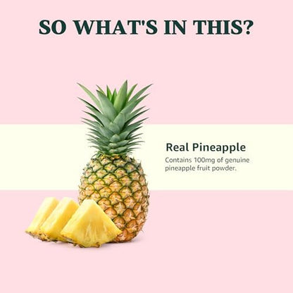 Zenvorica Premium Feminine Balance Gummis für Frauen - Ananas Gummis für den pH-Wert, vaginale Probiotika für Gesundheit & Wohlbefinden, vegan, glutenfrei, Immununterstützung, 30 Stück