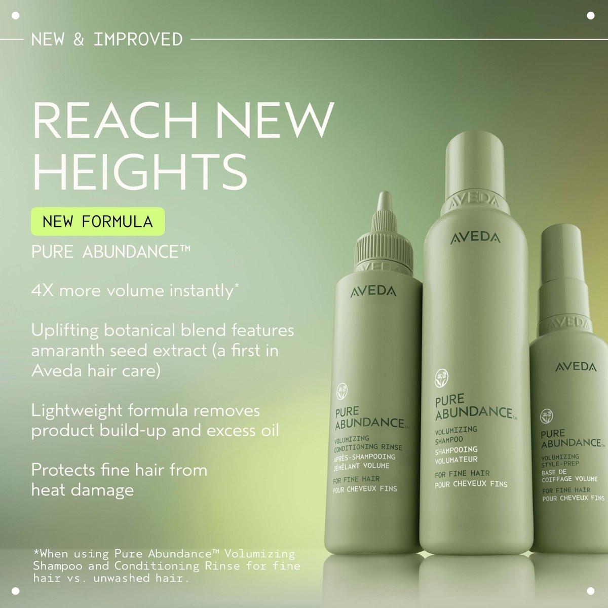 Aveda Pure Abundance Volumizing Conditioning Rinse | Leichter Volumen-Conditioner für feines Haar | Reduziert Haarbruch | Mit Jasmin, Pfefferminze, Palmarosa und Ylang Ylang | 150 ml