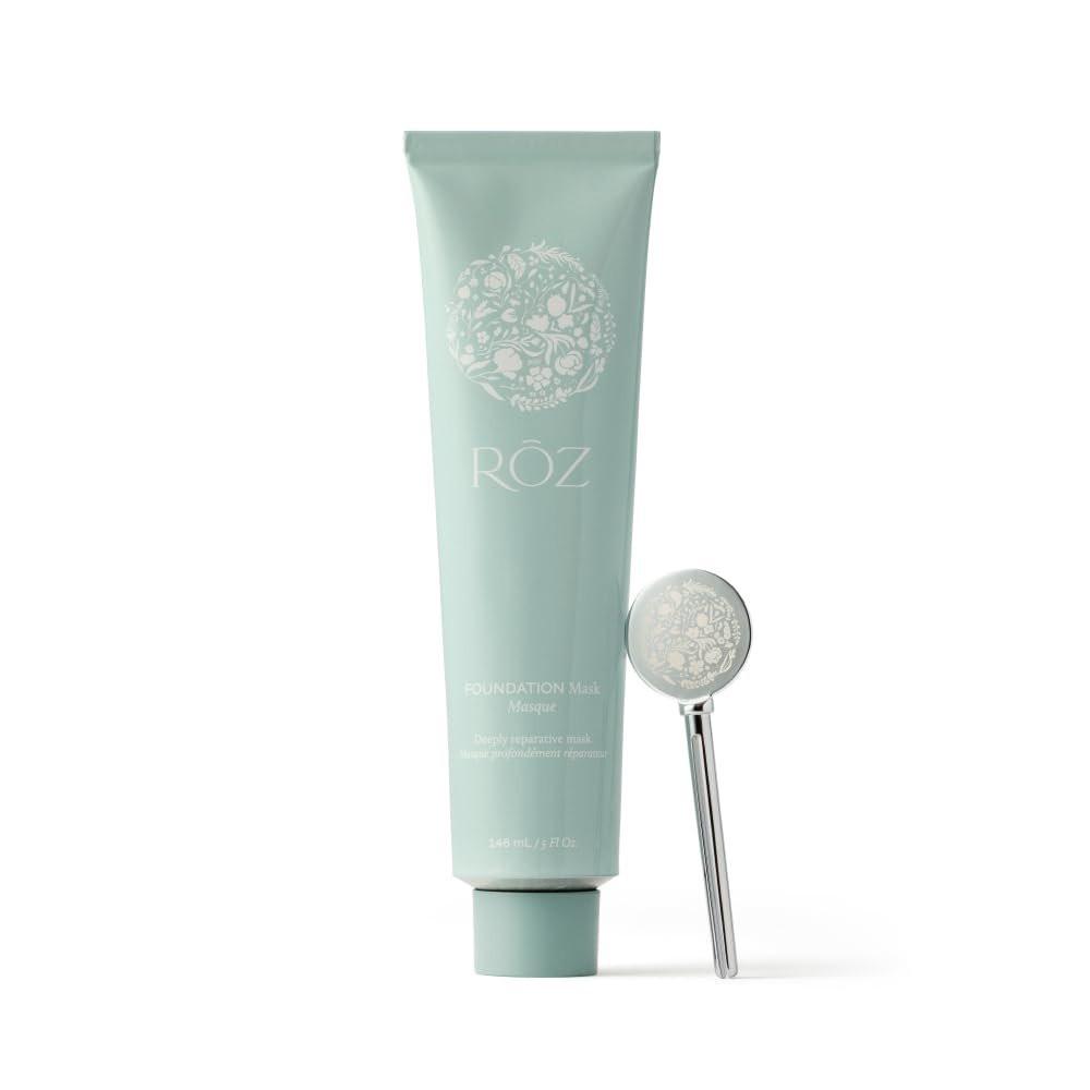RŌZ Foundation Mask – Feuchtigkeitsspendende & reparierende Haarmaske für alle Haartypen – Tiefenpflege zur Stärkung, Glättung & Pflege – Vegan, farbsicher, silikonfrei