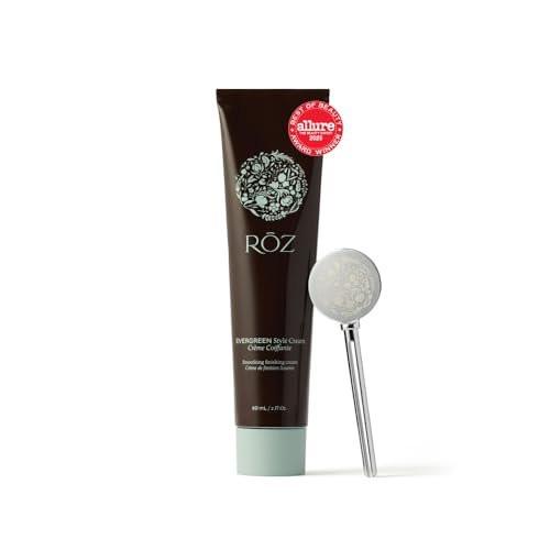 RŌZ Evergreen Styling Cream – Leichte, feuchtigkeitsspendende Haarpaste mit leichtem bis mittlerem Halt für fliegende Haare, Styling und Spitzenpflege | Vegan, sulfatfrei, silikonfrei, farbsicher, 59 ml
