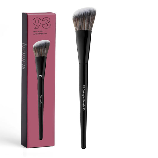 Bueart Design PRO Angled Blush Makeup Brush 93 – Premium Synthetikborsten für Rouge, Flüssig- und Cremeprodukte