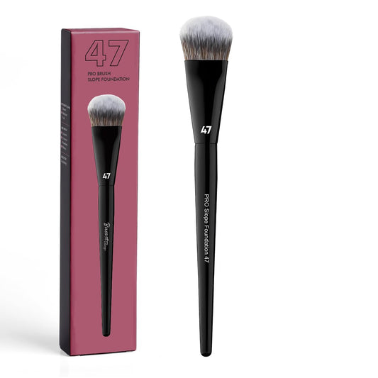 Bueart Design PRO Slope Foundation Makeup Brush 47 – Flüssig, Creme, Blusher, Puder – ultraweiche Borsten