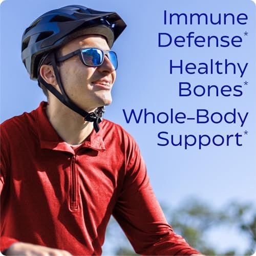 Enzymedica Vitamin D3 + K2 Kapseln – 5000 IE D3 & 90 mcg K2 MK-7 für Immunsystem & Knochengesundheit – mit Shiitake-Pilzen & Präbiotika – Vegan – 30 Kapseln