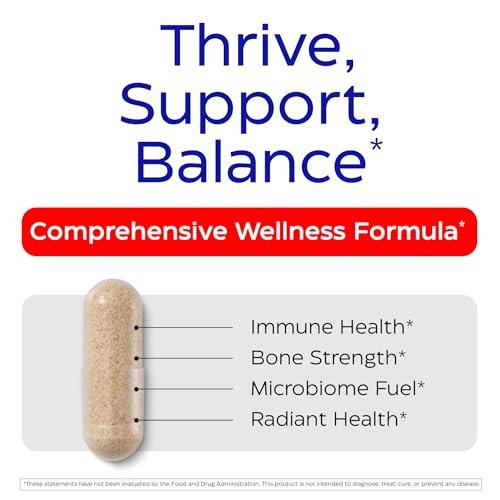 Enzymedica Vitamin D3 + K2 Kapseln – 5000 IE D3 & 90 mcg K2 MK-7 für Immunsystem & Knochengesundheit – mit Shiitake-Pilzen & Präbiotika – Vegan – 30 Kapseln