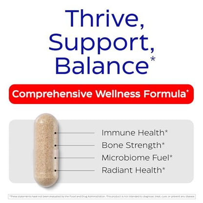 Enzymedica Vitamin D3 + K2 Kapseln – 5000 IE D3 & 90 mcg K2 MK-7 für Immunsystem & Knochengesundheit – mit Shiitake-Pilzen & Präbiotika – Vegan – 30 Kapseln