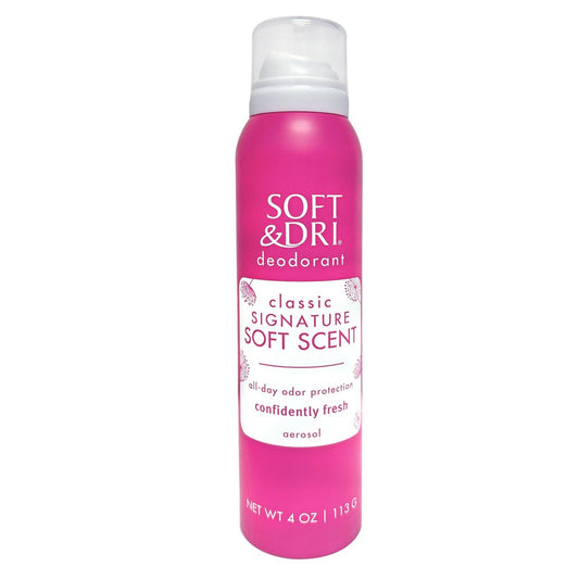 Soft & Dri Classic Signature Soft Scent Aerosol Deodorant, 118 ml