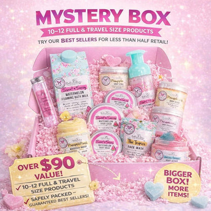 Bella & Bear Spa-Geschenkset für Mädchen & Teenager – Beauty Mystery Box im Wert von über 90 € – 10–12 Bade-, Körper- & Hautpflegeprodukte in voller Größe & Reisegröße – Geburtstags- & Weihnachtsgeschenk