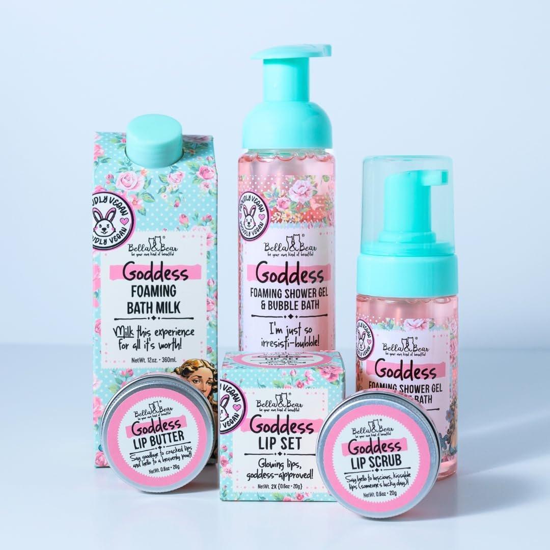 Bella & Bear Spa-Geschenkset für Mädchen & Teenager – Beauty Mystery Box im Wert von über 90 € – 10–12 Bade-, Körper- & Hautpflegeprodukte in voller Größe & Reisegröße – Geburtstags- & Weihnachtsgeschenk
