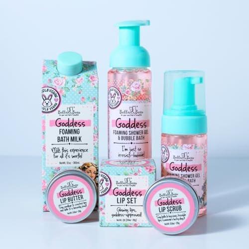 Bella & Bear Spa-Geschenkset für Mädchen & Teenager – Beauty Mystery Box im Wert von über 90 € – 10–12 Bade-, Körper- & Hautpflegeprodukte in voller Größe & Reisegröße – Geburtstags- & Weihnachtsgeschenk