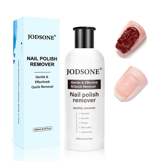 JODSONE Acetonfreier Nagellackentferner, 250 ml | Gel-Nagellackentferner für Acryl- & Gelnägel | Profi-Entferner für Zuhause & Salon