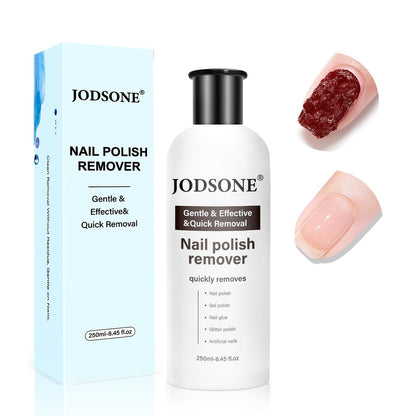 JODSONE Acetonfreier Nagellackentferner, 250 ml | Gel-Nagellackentferner für Acryl- & Gelnägel | Profi-Entferner für Zuhause & Salon