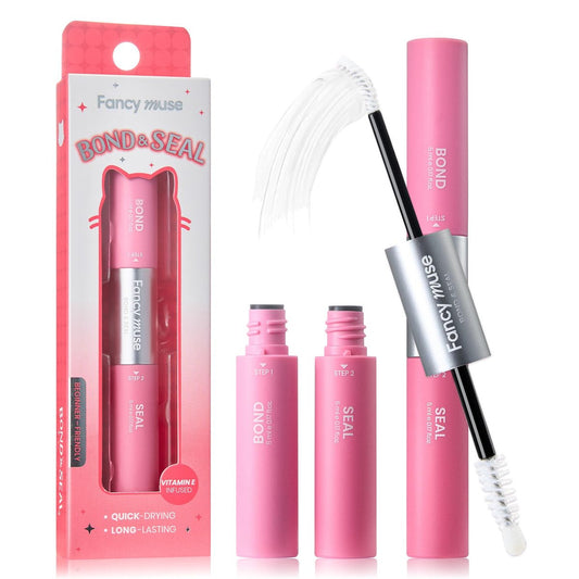 Fancy Muse Lash Bond and Seal Wimpernkleber – wasserfester Wimpernkleber mit Vitamin E für 120+ Stunden Halt