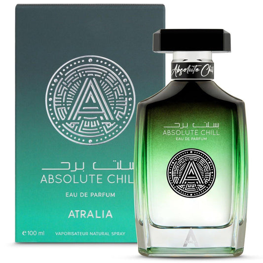 Atralia Absolute Chill 100ml EDP – Zitrus-Minz-Parfüm für Damen und Herren | Grüne Zitrone, Minze, Orange, Schwarze Johannisbeere | Sommerfrischer, langanhaltender Duft
