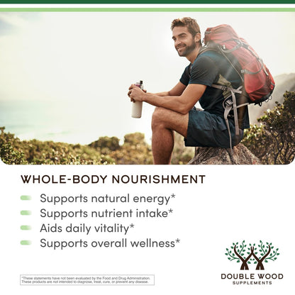 Grass Fed Beef Organ Complex (3.000 mg pro Portion, 180 Kapseln, 1 Monatsvorrat) – Nahrungsergänzungsmittel für Verdauung, Immunsystem, Energie und Wohlbefinden von Double Wood