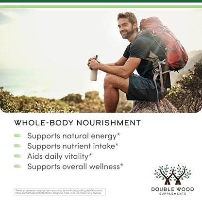 Grass Fed Beef Organ Complex (3.000 mg pro Portion, 180 Kapseln, 1 Monatsvorrat) – Nahrungsergänzungsmittel für Verdauung, Immunsystem, Energie und Wohlbefinden von Double Wood