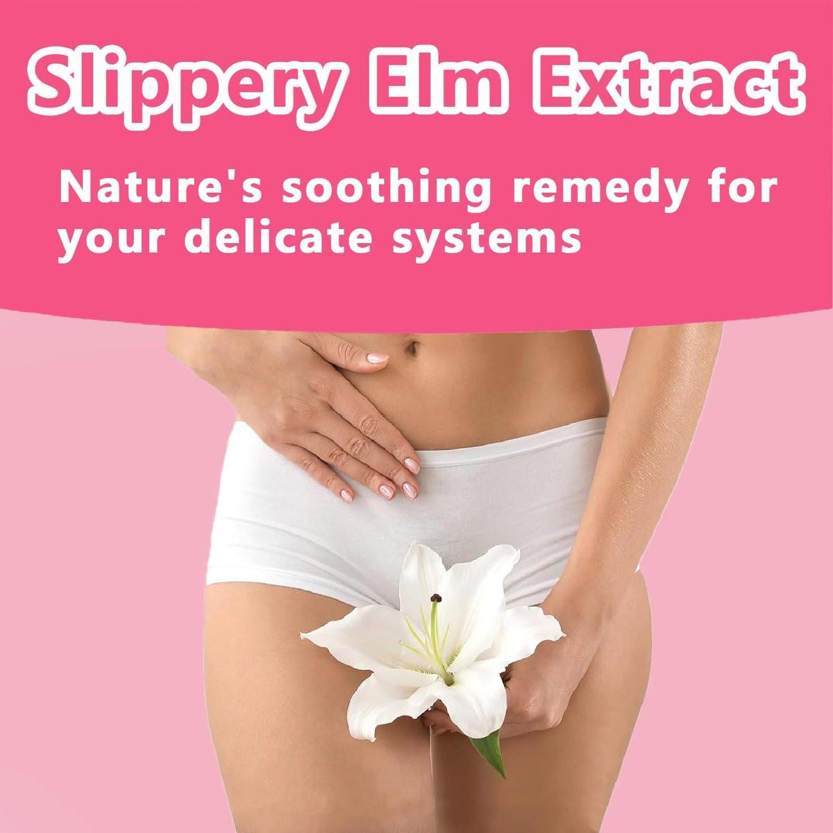Itiban Feminine Vaginal Probiotika Gummis – Unterstützt pH-Gleichgewicht & Verdauungsgesundheit, Slippery Elm für Frauen, Zuckerfrei, Vegan, Ananasgeschmack, 60 Stück