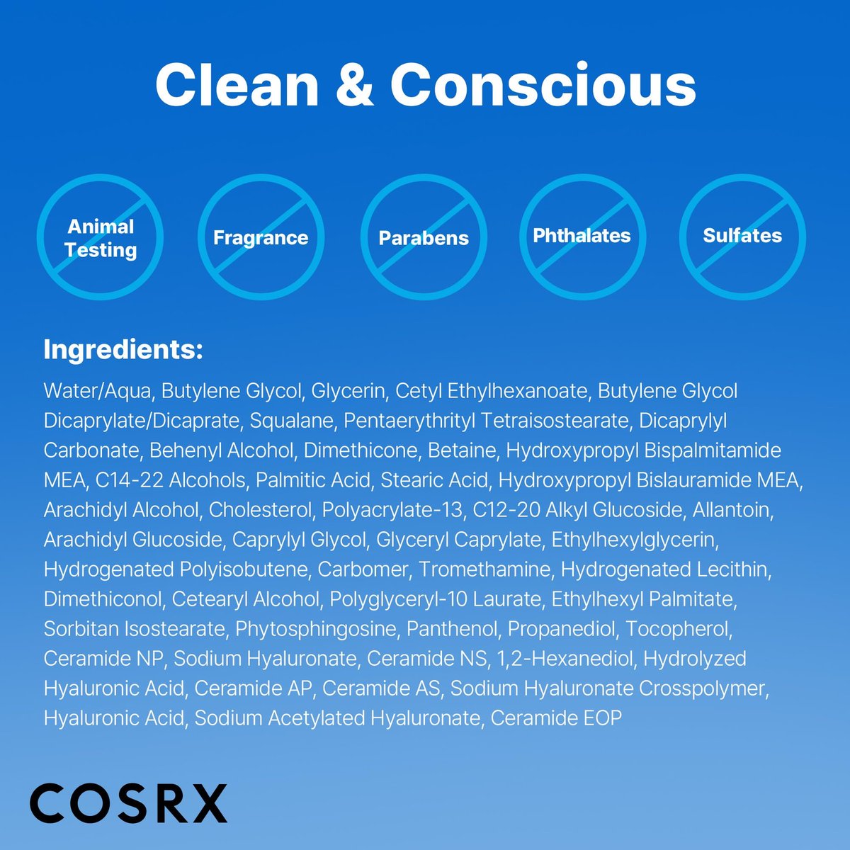 COSRX Mini Ceramide Skin Barrier Moisturizer mit 7 Ceramiden, Hyaluronsäure & Panthenol – 0,34 fl.oz. Koreanische Hautpflege für alle Hauttypen