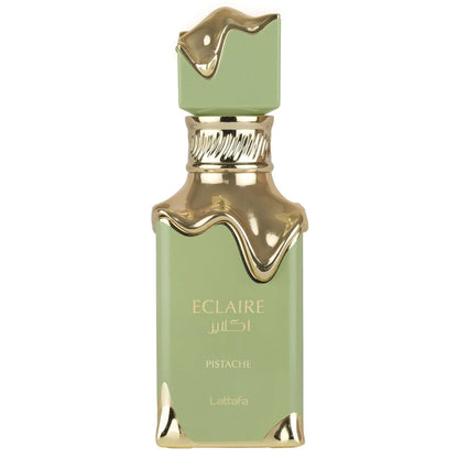 Lattafa Eclaire Pistache – Gourmand, Nussig, Cremig, Moschus – Eau de Parfum Spray für Frauen, 100 ml