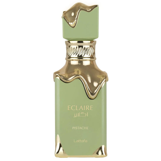 Lattafa Eclaire Pistache – Gourmand, Nussig, Cremig, Moschus – Eau de Parfum Spray für Frauen, 100 ml