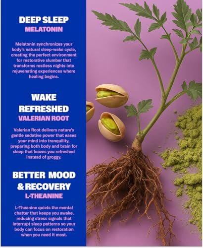 NuStrips™ Schnell lösliche Schlafstreifen mit 5 mg Melatonin, Baldrianwurzel, L-Theanin & Vitamin B6 – Blaubeergeschmack – Natürliches Schlafmittel, vegan, nicht gentechnisch verändert, glutenfrei – Schnell einschlafen (3 Streifen)