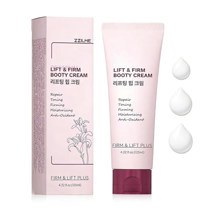 ZZILME B TIGHT Cellulite-Creme – Körperstraffende & festigende Creme für Oberschenkel, Po & Bauch – glättet das Erscheinungsbild unebener Haut – leichte, schnell einziehende Feuchtigkeitscreme – koreanische Hautpflege, 125 ml