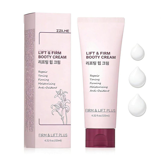ZZILME B TIGHT Cellulite-Creme – Körperstraffende & festigende Creme für Oberschenkel, Po & Bauch – glättet das Erscheinungsbild unebener Haut – leichte, schnell einziehende Feuchtigkeitscreme – koreanische Hautpflege, 125 ml