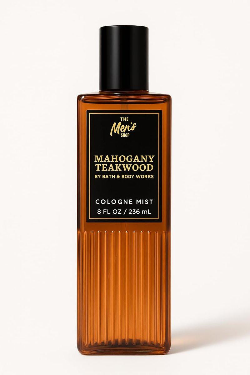 Bath & Body Works Mahogany Teakwood Cologne Mist – 8 fl oz | Duft von Mahagoni, schwarzem Teakholz und Lavendel