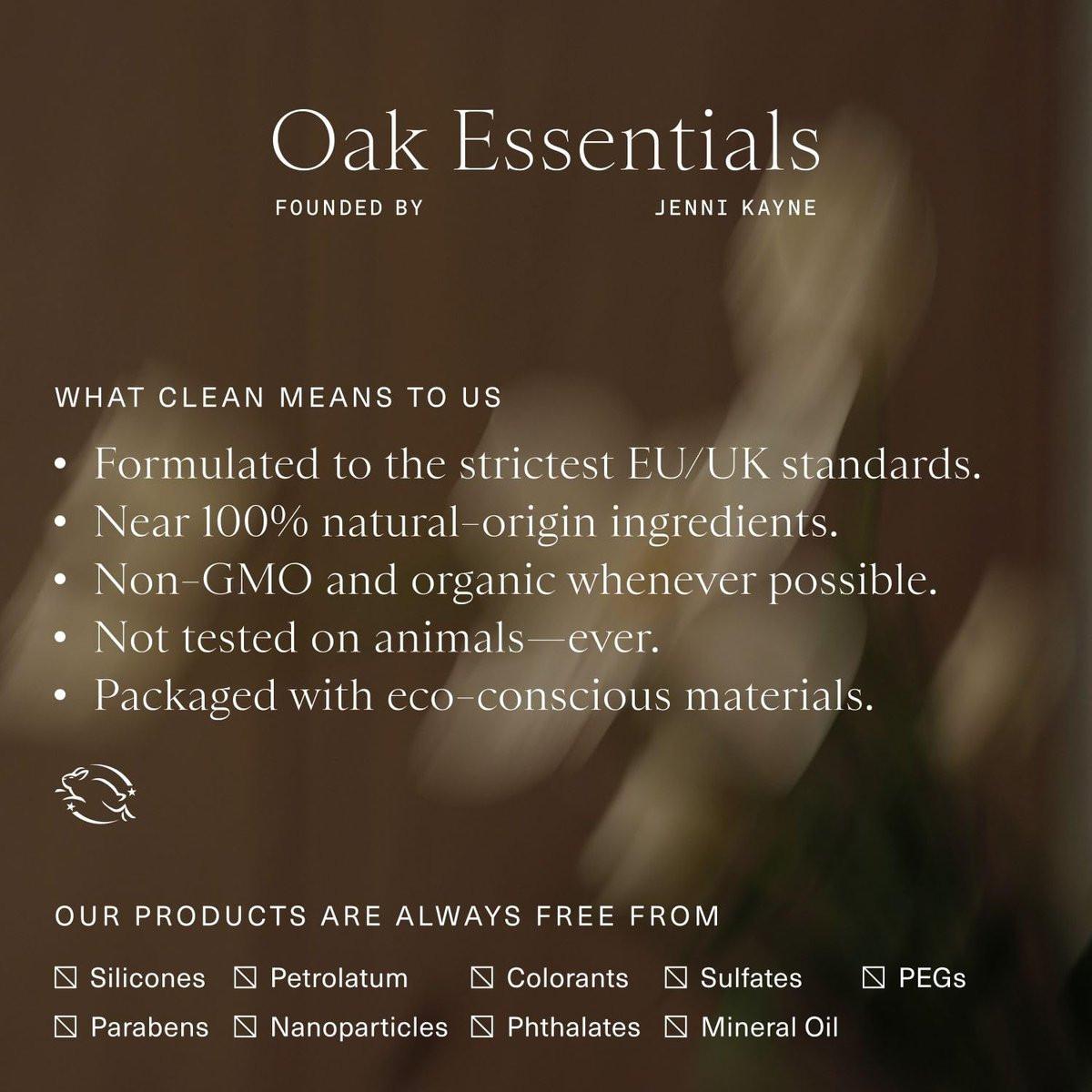 Oak Essentials Conditioning Lip Balm – Ultra-feuchtigkeitsspendender Lippenbalsam mit Sheabutter und Arganöl für trockene, rissige Lippen – Klarer, dewy Glanz, 3,6 g