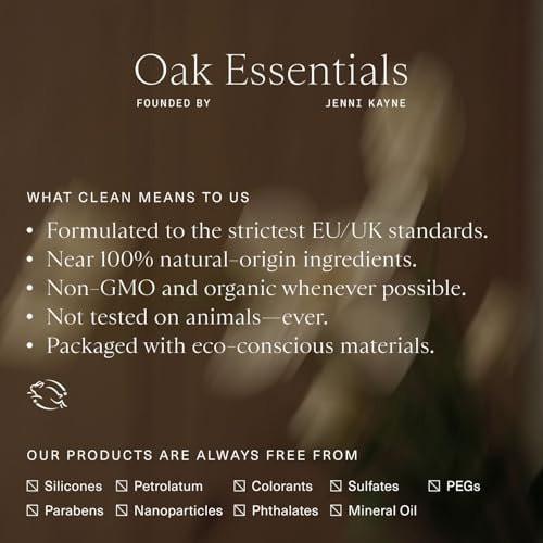 Oak Essentials Conditioning Lip Balm – Ultra-feuchtigkeitsspendender Lippenbalsam mit Sheabutter und Arganöl für trockene, rissige Lippen – Klarer, dewy Glanz, 3,6 g