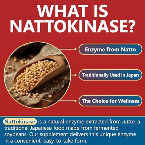 Kwala Nutrition Nattokinase Kapseln – 4.000 FU pro Portion – Vegan, Nicht-GVO, Glutenfrei – 60 Kapseln (30-Tage-Vorrat)