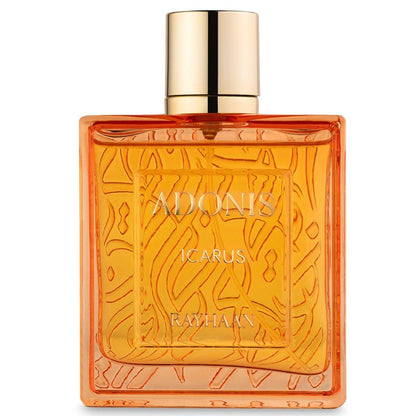 Rayhaan Adonis Icarus Eau de Parfum für Herren – Citrus, Würzig, Holz, Amber – 100 ml Lang anhaltender Duft