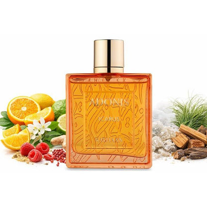 Rayhaan Adonis Icarus Eau de Parfum für Herren – Citrus, Würzig, Holz, Amber – 100 ml Lang anhaltender Duft