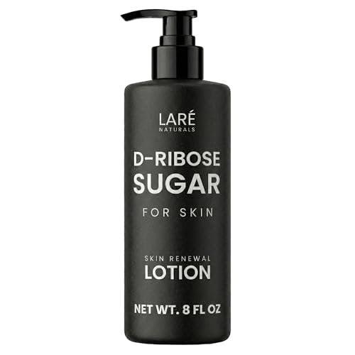 Laré Naturals Ribose Sugar for Skin – D-Ribose Creme – Feuchtigkeitscreme für Hände – Leichte Pflege mit D-Ribose & Vitamin E – 240 ml – Duftneutral